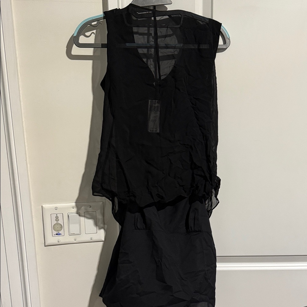 BCBGMaxAzria Black “Seline” Sleeveless Top